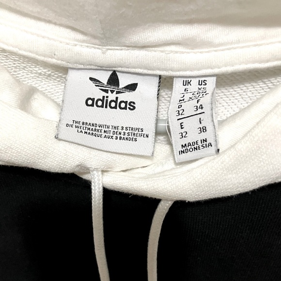 Adidas women’s mega trefoil french terry hoodie, size XS - Picture 3 of 4